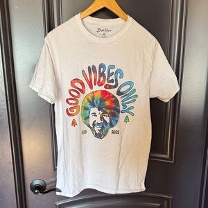 Bob Ross Good Vibes Only Graphic Tee